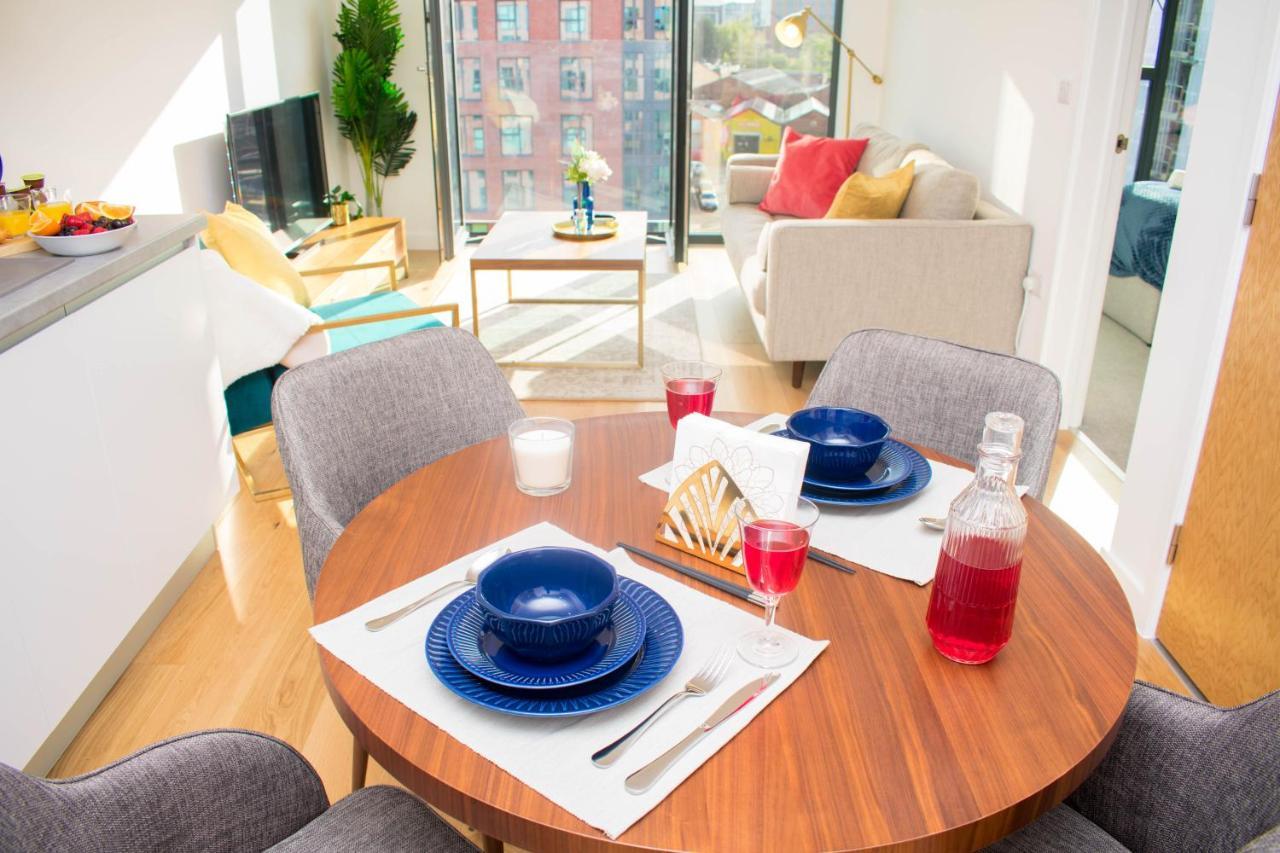 Exoticstay Apartments - Ultra Luxe Top Floor Suite - City Centre Apartment With Cube View - Smart 4K Tv With Ultrafast Wifi & Netflix Μπέρμιγχαμ Εξωτερικό φωτογραφία